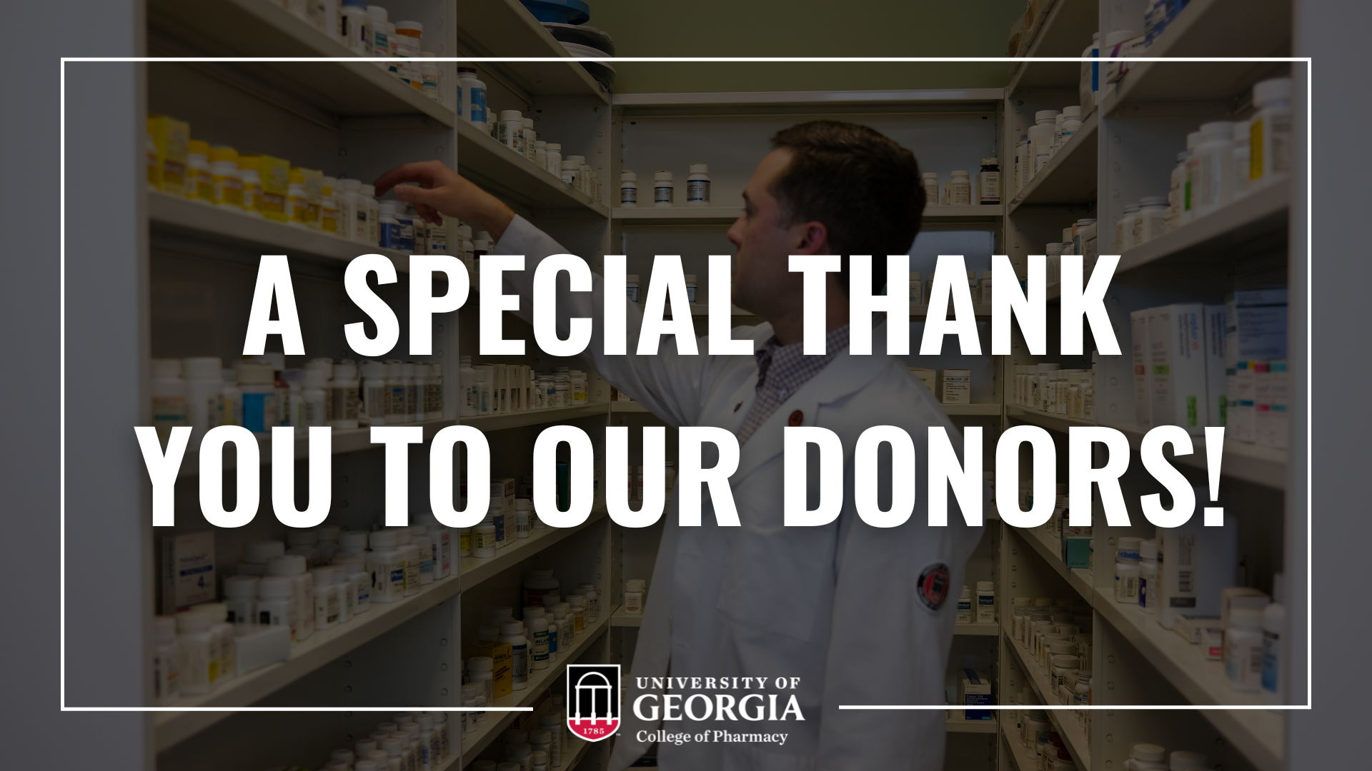 We Appreciate Our Donors!