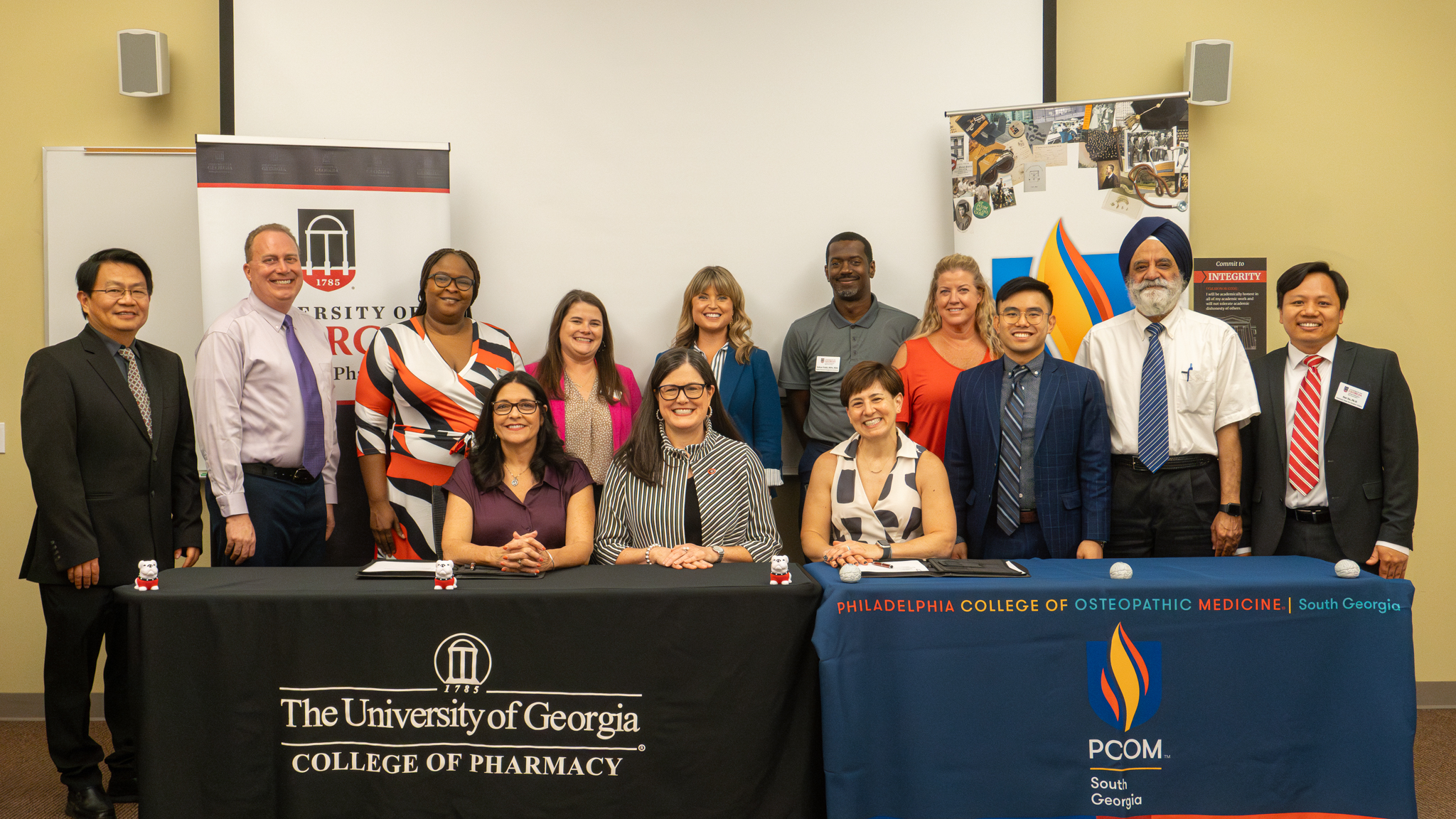 UGA College of Pharmacy, PCOM Sign Partnership Agreement to Make Medical School More Accessible