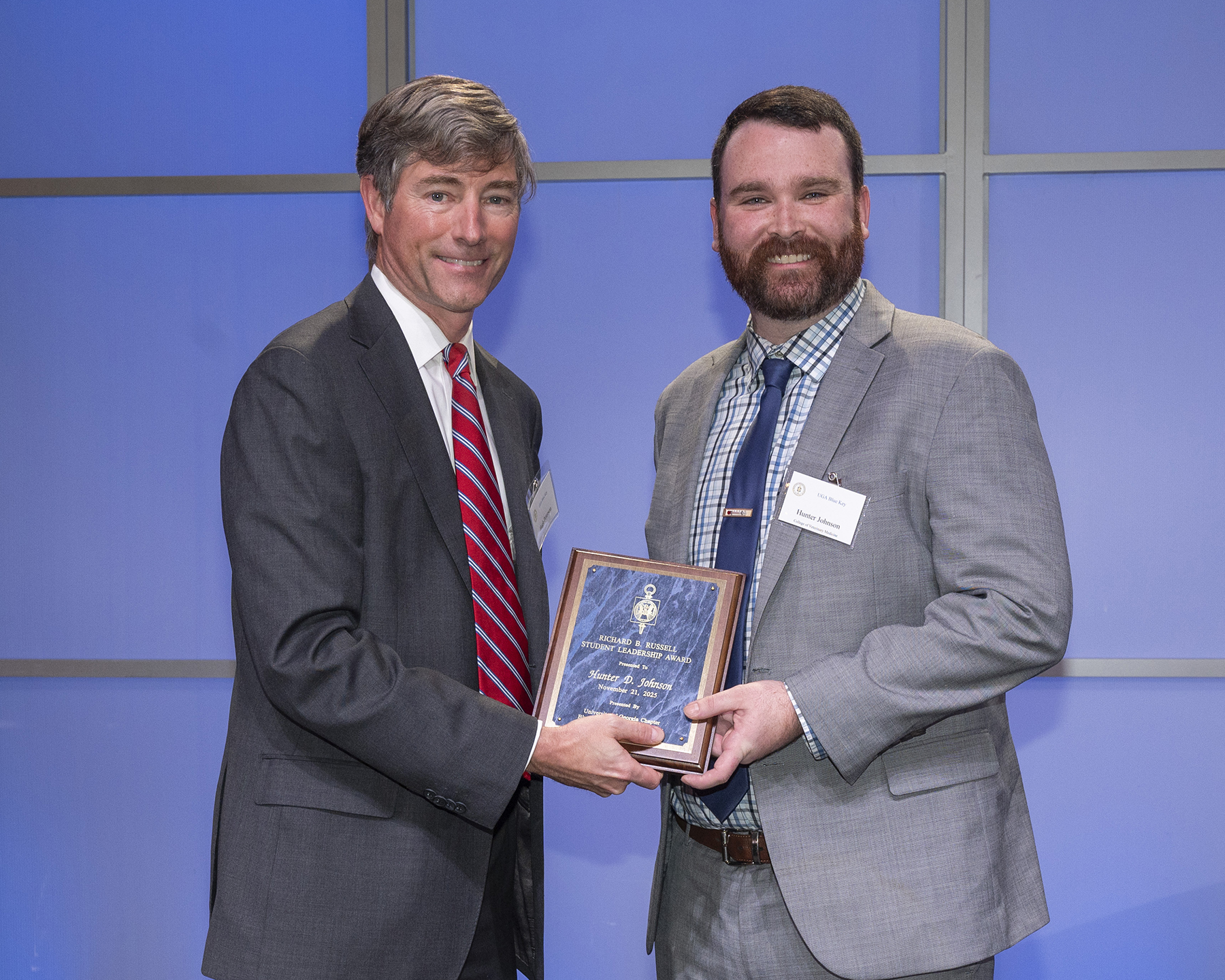 Hunter Johnson Wins Richard B. Russell Award